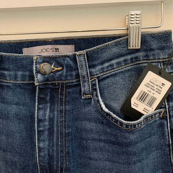 Joes Leilani high waist wide leg Jean in blue size 26 brand NWT - Picture 2 of 2